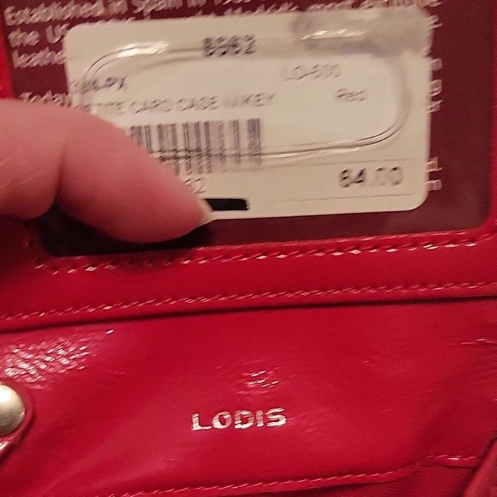 Lodis Red Women's Wallet - Picture 4 of 7
